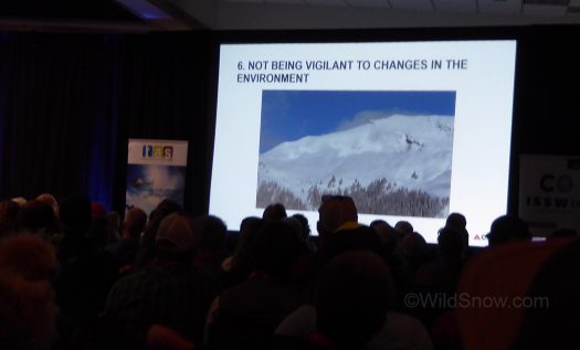 Wind picks up, snowfall rate changes, morning sun hits the slope, are you aware?