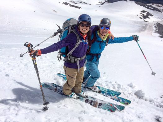 One ingredient to a fun day is wearing the proper clothing. Krystin and Julia happy in Arcteryx Atom SL. One ingredient to a fun day is wearing the proper clothing. Krystin and Julia happy in Arcteryx Atom SL.