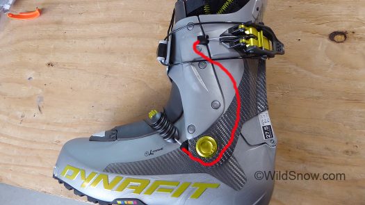 Hidden cable routing for one motion buckle operation. Hidden cable routing for one motion buckle operation.