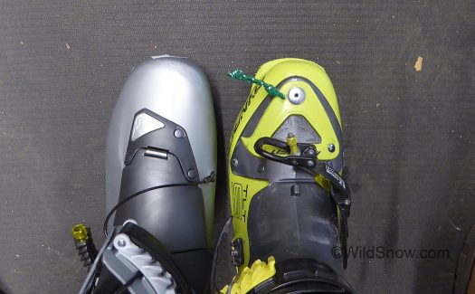 Comparison of TLT-6 toe box (r) and TLT-7. Comparison of TLT-6 toe box (r) and TLT-7.
