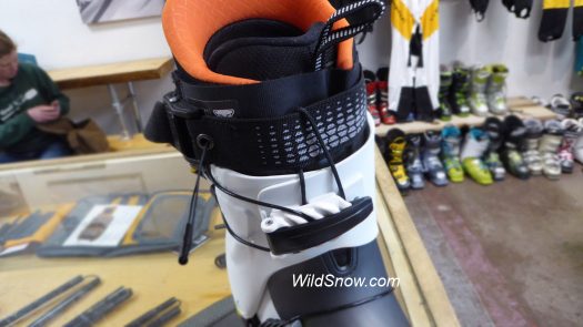 Shell closure flaps include a mysterious black cord loop. Shell closure flaps include a mysterious black cord loop.