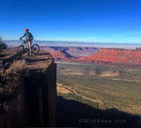 Day 2: Louie and friends ride the Whole Enchilada, a 36 mile, 7,000 ft., descent: Burro Pass, La Sal mountains down to Sand Flats campground.