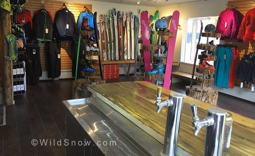 Draft beer and new skis on tap, new shop opens in Vail, Colorado. Details below. Draft beer and new skis on tap, new shop opens in Vail, Colorado. Details below.