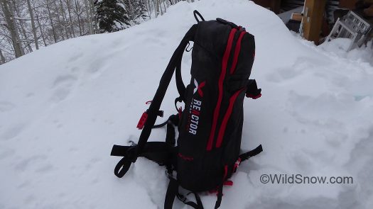 This is an Arva Reactor 18, neccesary equpment at WildSnow HQ with 2+ meter of snow on the ground and more coming. This is an Arva Reactor 18, neccesary equpment at WildSnow HQ with 2+ meter of snow on the ground and more coming.