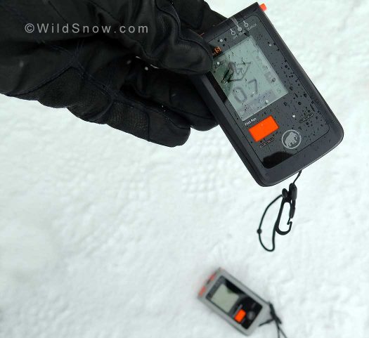 Barryvox2 offers various features to pinpoint probe spot. Barryvox2 offers various features to pinpoint probe spot.