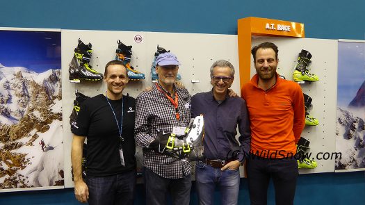 Myself, with the boot masters of Montebeluna. Myself, with the boot masters of Montebelluna.