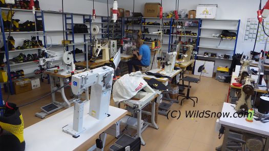 Downsized sewing center where they do prototypes and custom work. Downsized sewing center where they do prototypes and custom work.