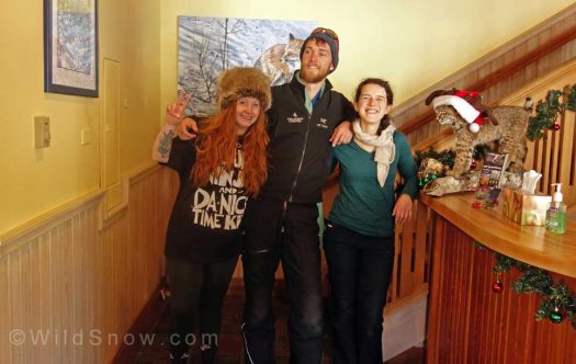 Our hosts - Leah, Fabian and Valerie