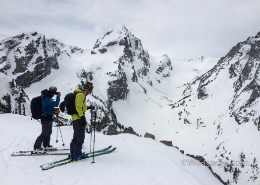 Enjoying the views on top of 25 short peak. 