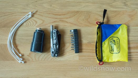 DSC05699 My minimal repair kit. I rarely have ever needed more than this when making repairing ski gear.