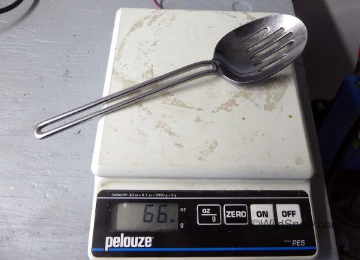 Spooner only weighs 66 grams. Spooner only weighs 66 grams.
