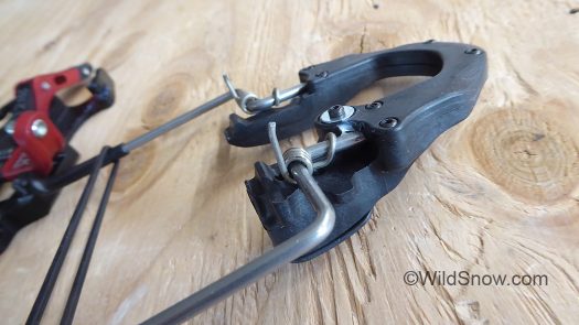 Brake deployment pressure springs. Brake deployment pressure springs.