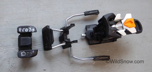 The challenge before you, three pieces (four if you count the mount plate on the ski). The challenge before you, three pieces (four if you count the mount plate on the ski).