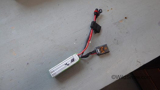 My current experimental rig. I've been trying a 30 amp blade fuse but it probably needs to be a 40. My current experimental rig. I've been trying a 30 amp blade fuse but it probably needs to be a 40.