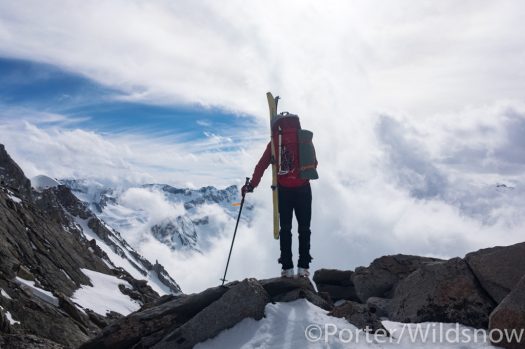 Looking ahead. Always looking ahead. A perpetual motion ski tour like this is an exercise in route-finding-as-sight-seeing. Looking ahead. Always looking ahead. A perpetual motion ski tour like this is an exercise in route-finding-as-sight-seeing.