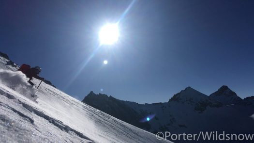 Solo skiing isn’t really that photogenic. That being said, the light and magic of the High Sierra make up for that. When the snow and scene is like this, it is hard to pass up an opportunity for an action shot. Action selfies are a skill all their own. Solo skiing isn’t really that photogenic. That being said, the light and magic of the High Sierra make up for that. When the snow and scene is like this, it is hard to pass up an opportunity for an action shot. Action selfies are a skill all their own.