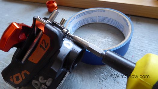 I put the bit into an electric drill and did a nice grind on it while rotating. I put the bit into an electric drill and did a nice grind on it while rotating.