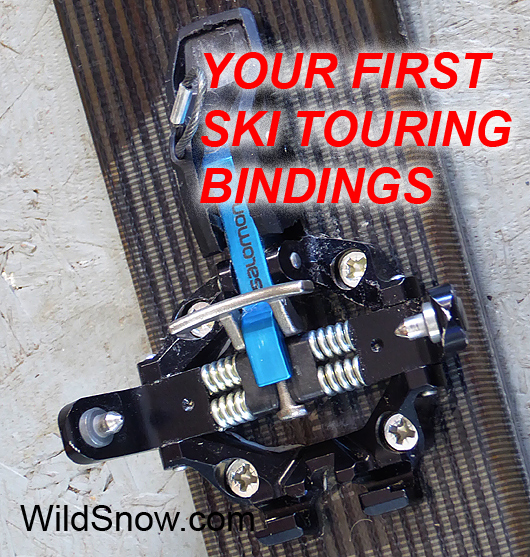 Your first ski touring bindings could be a Salomon, or Dynafit, or....? Your first ski touring bindings could be a Salomon, or Dynafit, or....?