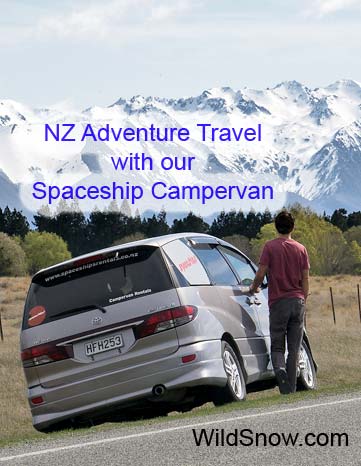 Spaceship Campervan postcard home!