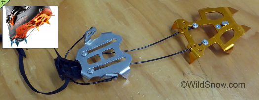 Cramp-In crampon. Cramp-In crampon.