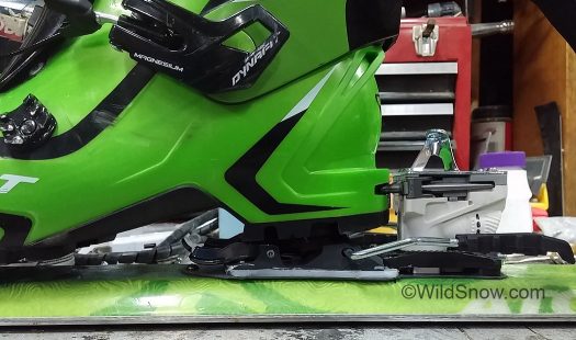 Height of modified brake has is adjusted using thickness of base plate. Height of modified brake has is adjusted using thickness of base plate.
