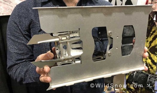 Ascent plate that attaches directly to the binding. The sharp front point component is removable and interchangeable. Ascent plate that attaches directly to the binding. The sharp front point component is removable and interchangeable.