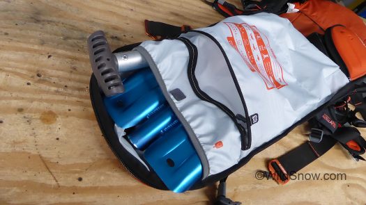 Rear panel has several layers of tool and accessory storage. Rear panel has several layers of tool and accessory storage.