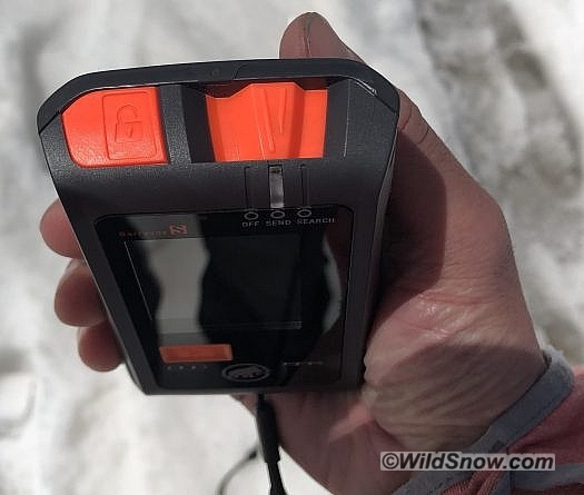 The bright orange switch with the lock mechanism is highly effective at remaining in the mode you're intending. The bright orange switch with the lock mechanism is highly effective at remaining in the mode you're intending.