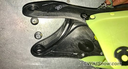Scarpa Alien RS cuff inside.