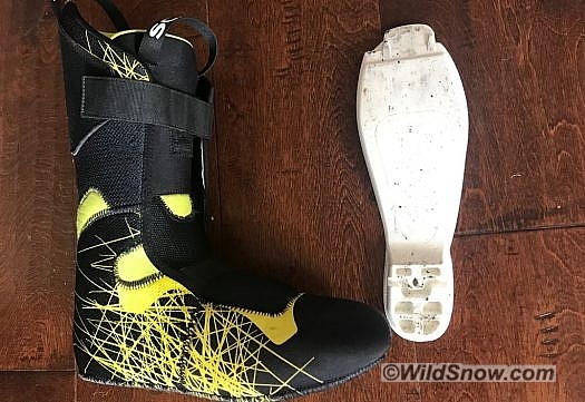 Scarpa Alien RS liner and bootboard.