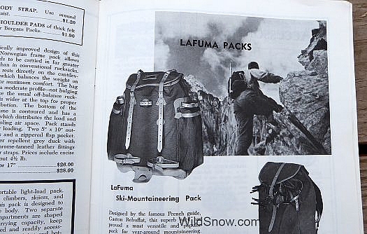 The original dedicated ski mountaineering backpack? The original dedicated ski mountaineering backpack?