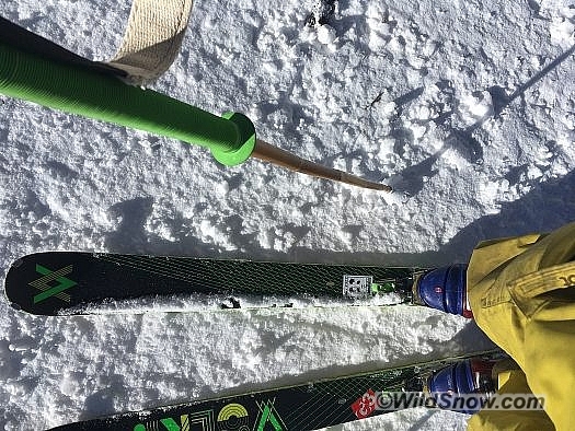 *Steeper than it looks* The serrated edges of the conical basket offer impressive bite on packed snow *Steeper than it looks* The serrated edges of the conical basket offer impressive bite on packed snow