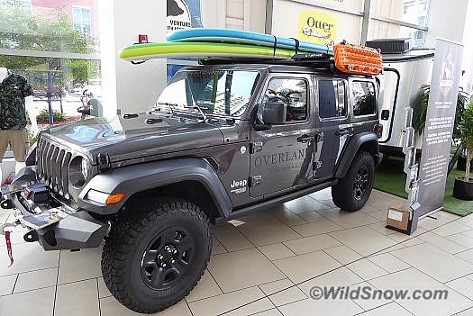 Automobiles at OR show, backcountry transport. Automobiles at OR show, backcountry transport.