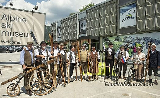 Opening ceremony Elan Skiing Museum. Opening ceremony Elan Skiing Museum.