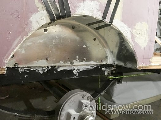 2018-03-09 20.32.58 The wheel wells are made out of galvanized steel flashing.