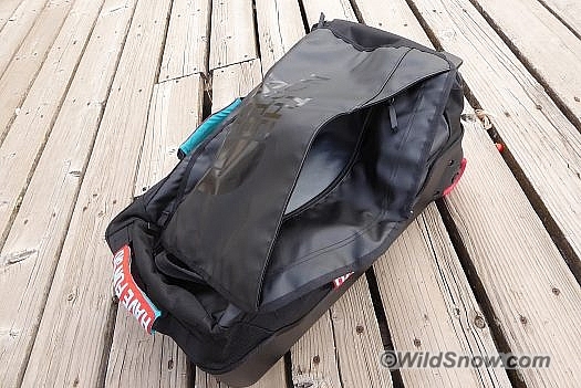 Large 'in-flight' pocket. Large 'in-flight' pocket.