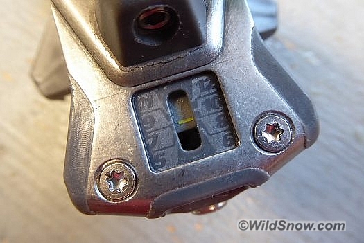 Nicely etched numbers. Nicely etched numbers.