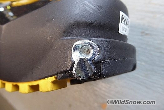 Sportiva S4 toe fitting is where they get radical. Sportiva S4 toe fitting is where they get radical.