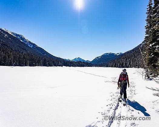 Introducing the flat skin track that goes on forever, via a lake. Be prepared for some tired toes at the end of your tour. Introducing the flat skin track that goes on forever, via a lake. Be prepared for some tired toes at the end of your tour.