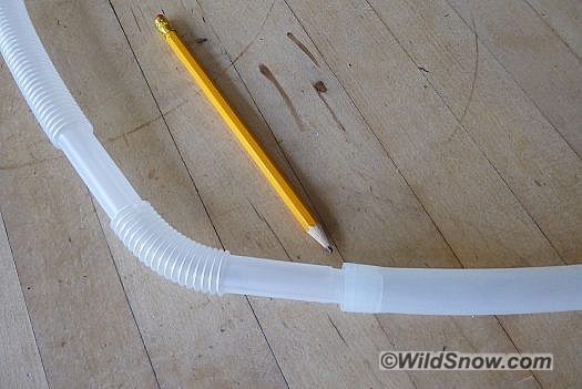 Silicon tubing extension fits perfectly. Silicon tubing extension fits perfectly.