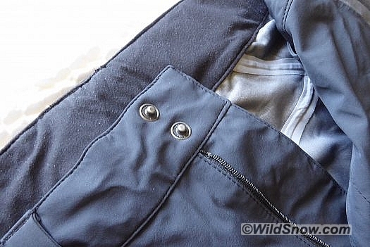 Double waist snaps, an essential these days. Double waist snaps, an essential these days.