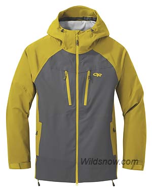 Skyward 2 jacket by OR is a winner for everything on snow.