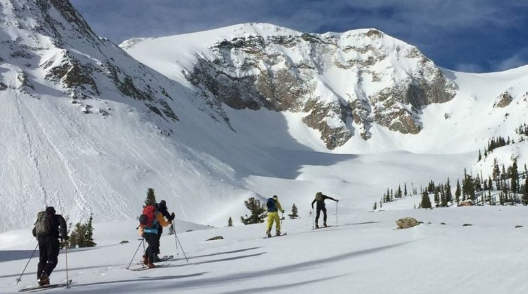 Mount Sopris beckons all who visit Carbondale. A bike to ski was the perfect way to stand on her summit for the first time.