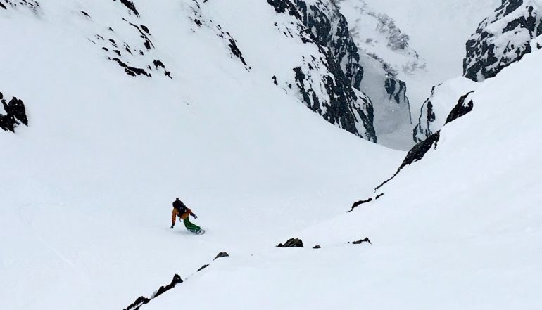 Sarah making it look easy as dusk approaches. Photo: Andy Sovick