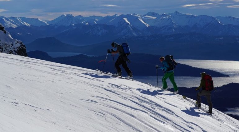 Chris, Sarah, Greg and dang, that view! Photo: Andy Sovick