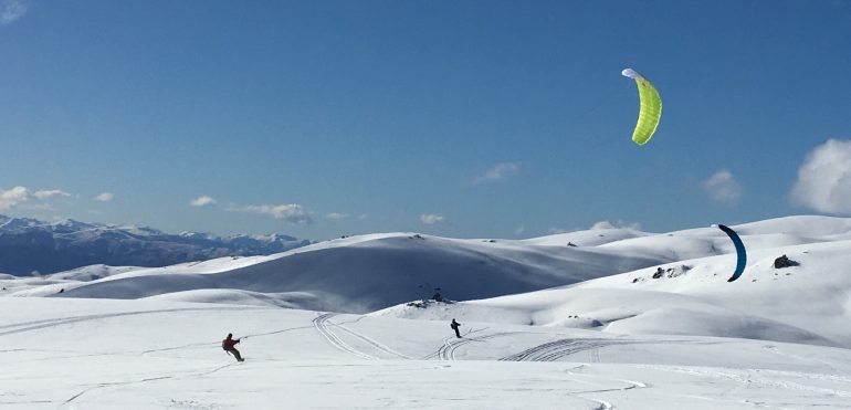 Sailing off into the "great white" of Mt. Pisa where you can find more powder than your legs can handle and only the best friends to share it with.