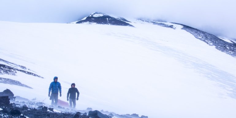 Work side by side with your mentor. Understand your respective roles, but count on everyone “pulling their weight”. Jed Porter and Dave Riggs at 5000m in Chile. October 2017. Photo: Jed Porter.