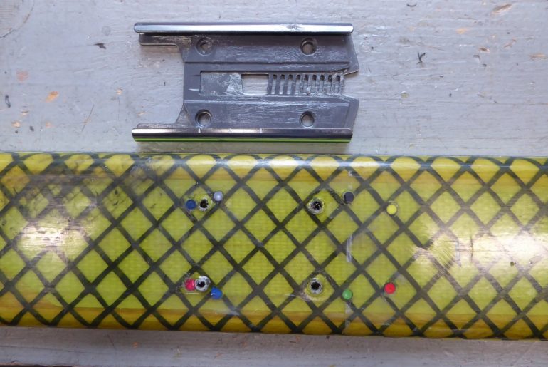 Likewise, mounting screw holes tend to cross over.