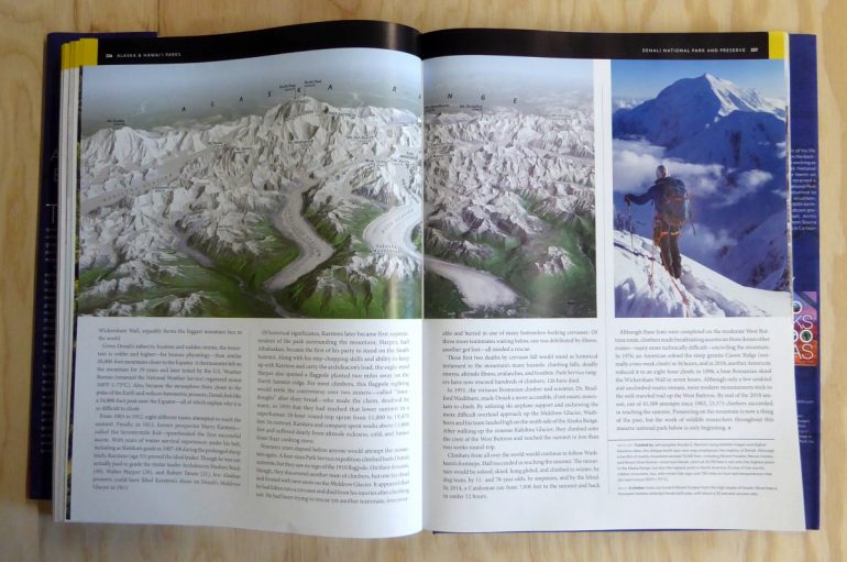 Denali section includes this beautiful map.
