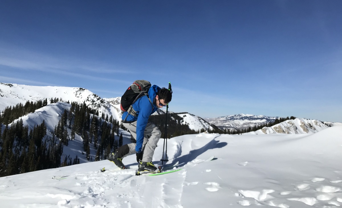 Start by putting your boots and bindings in ski mode.